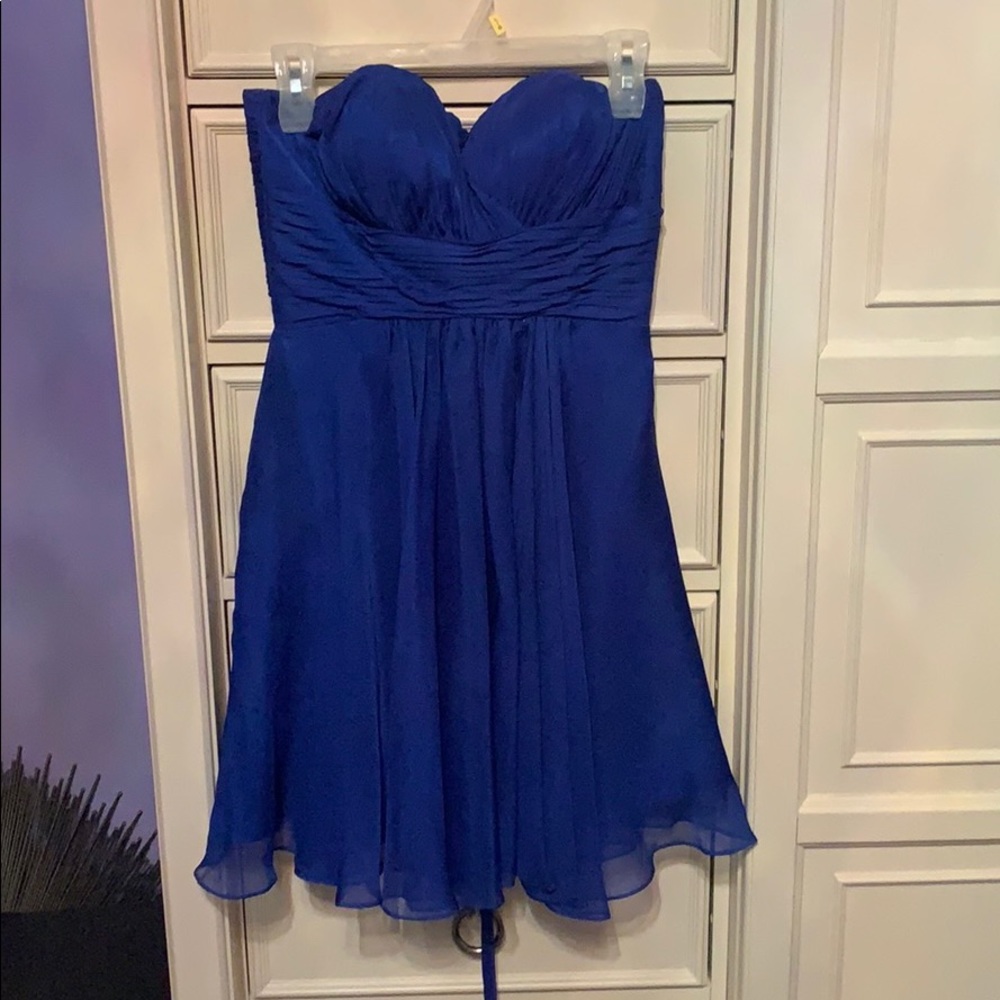 Blue formal flowy dress